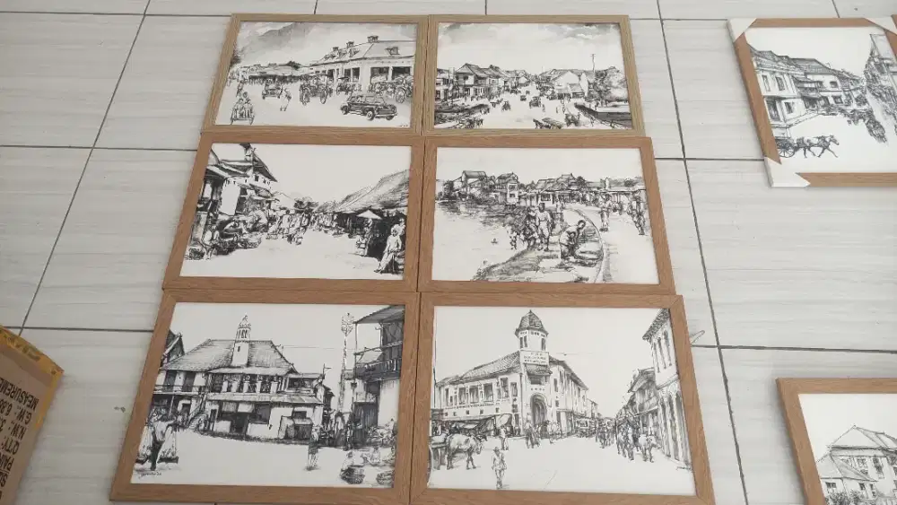 Lukisan Tangan home made sang pelukis