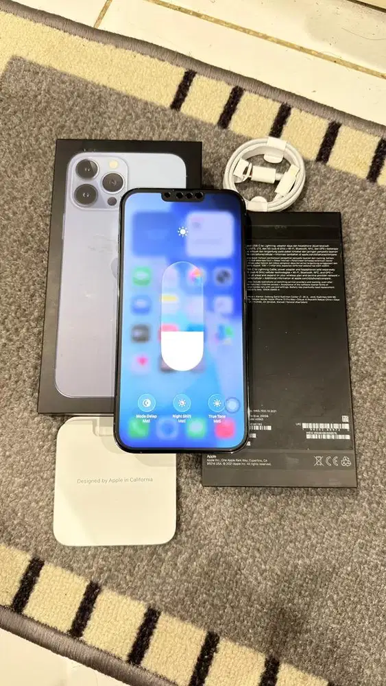 Iphone 13 Promax 256GB Blue Resmi Ibox Lengkap