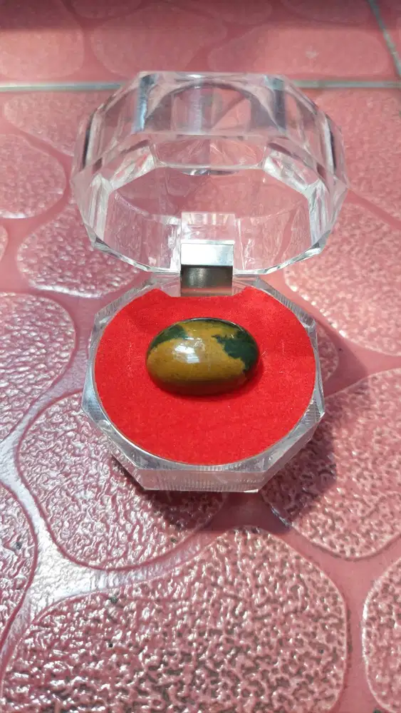 Batu Cincin Fosil Kayu Antik