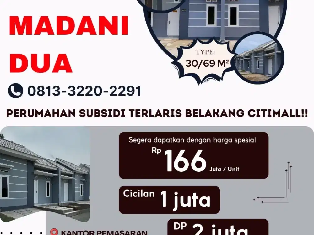 Kesempatan Miliki Rumah Subsidi di Surya Madani 2