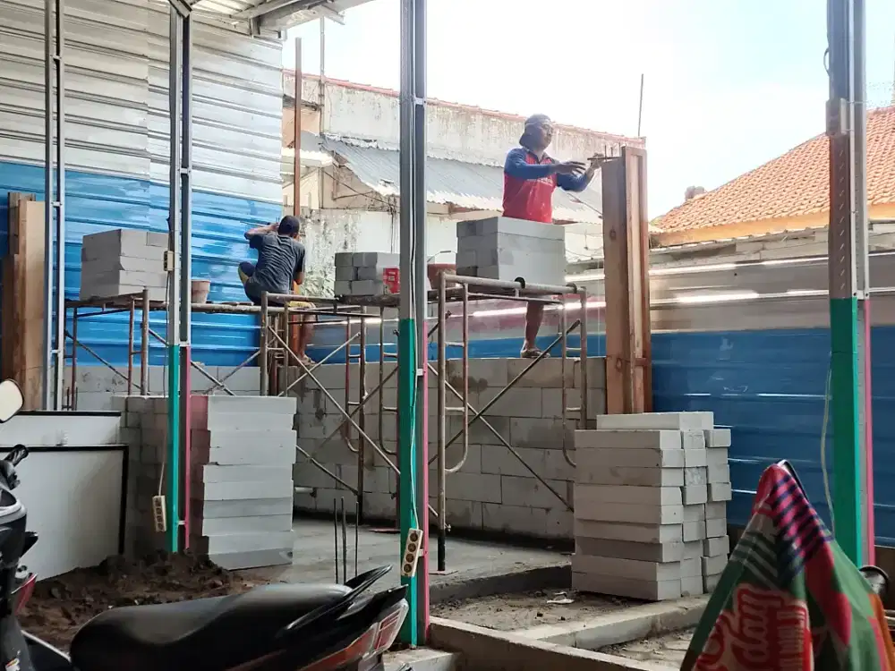 Jasa tukang bangunan harian borongan