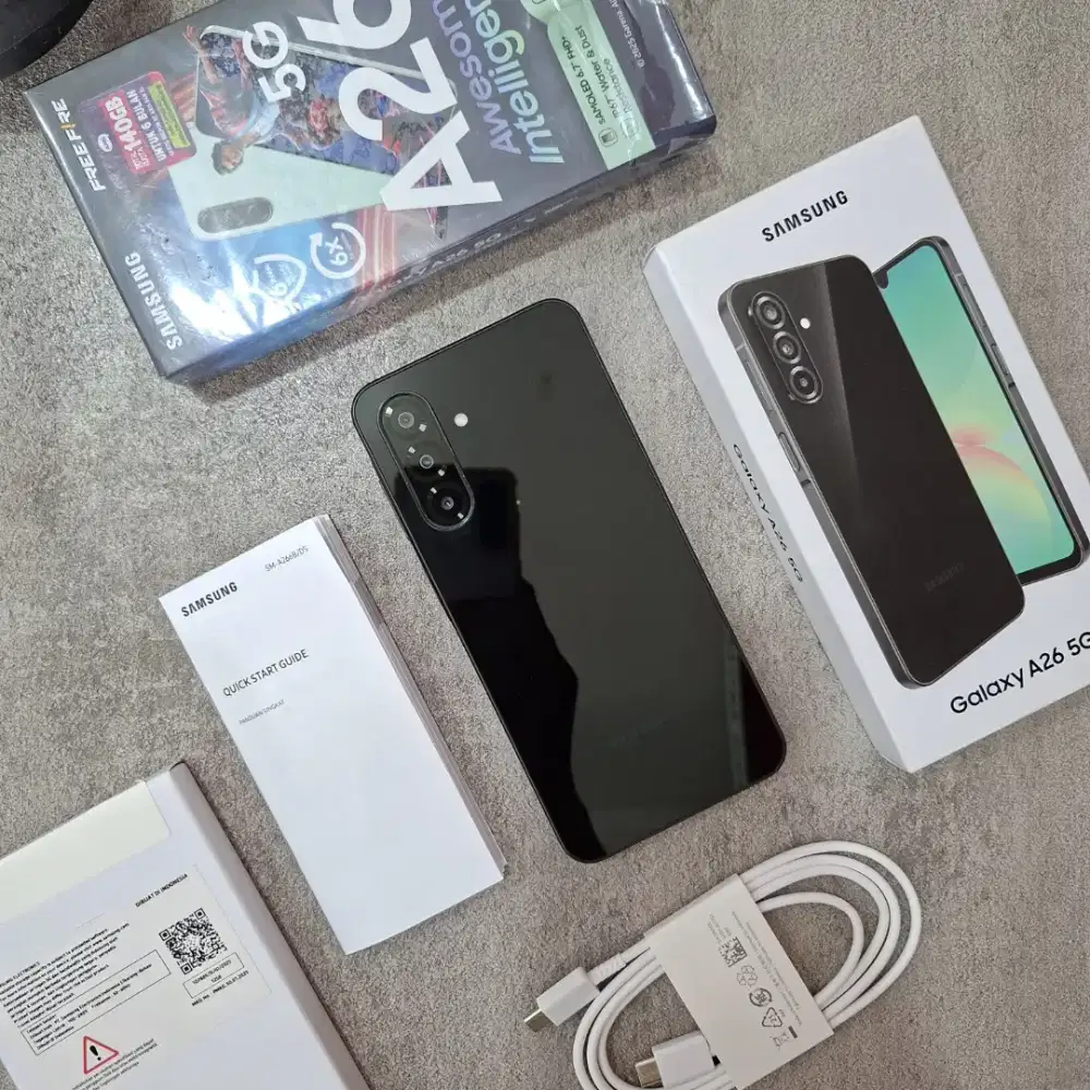 Samsung A26 5G 8/256 Fulset mulus Pemakaian Singkat
