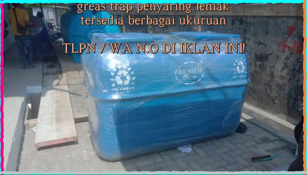 grease trap FIBERGLASS - GRESTREP BERKUALITAS