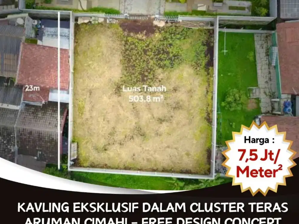 Tanah Kavling Exclusive Di Dalam Komplek Perumahan dekat Setraduta,Pasteur dan Kota Cimahi