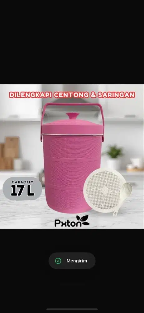 Ready stock Termos Nasi Pxton Ukuran 17 Liter