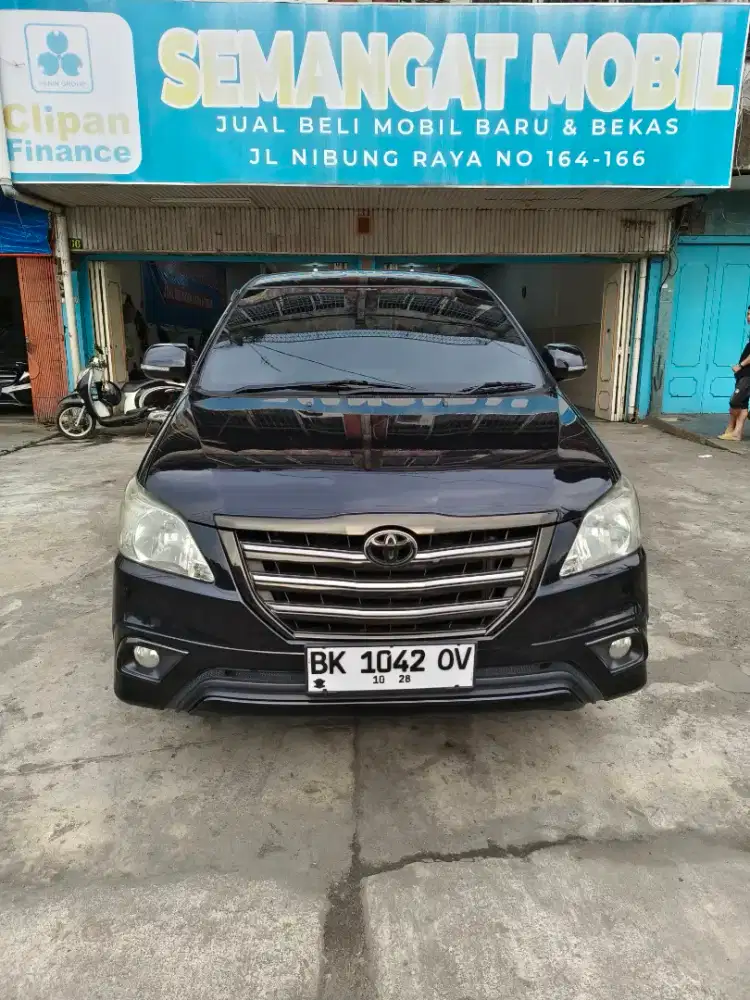 (ODO 127RB) Toyota innova 2.5 G manual diesel tahun 2014