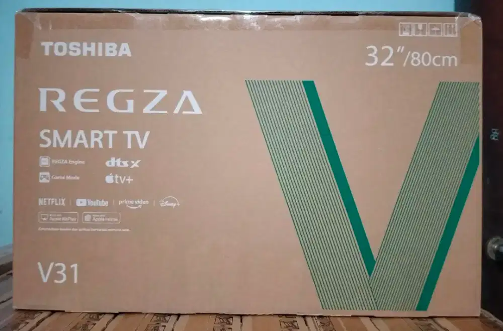 New LED Toshiba Smart TV 32V31 Garansi resmi 3 Tahun