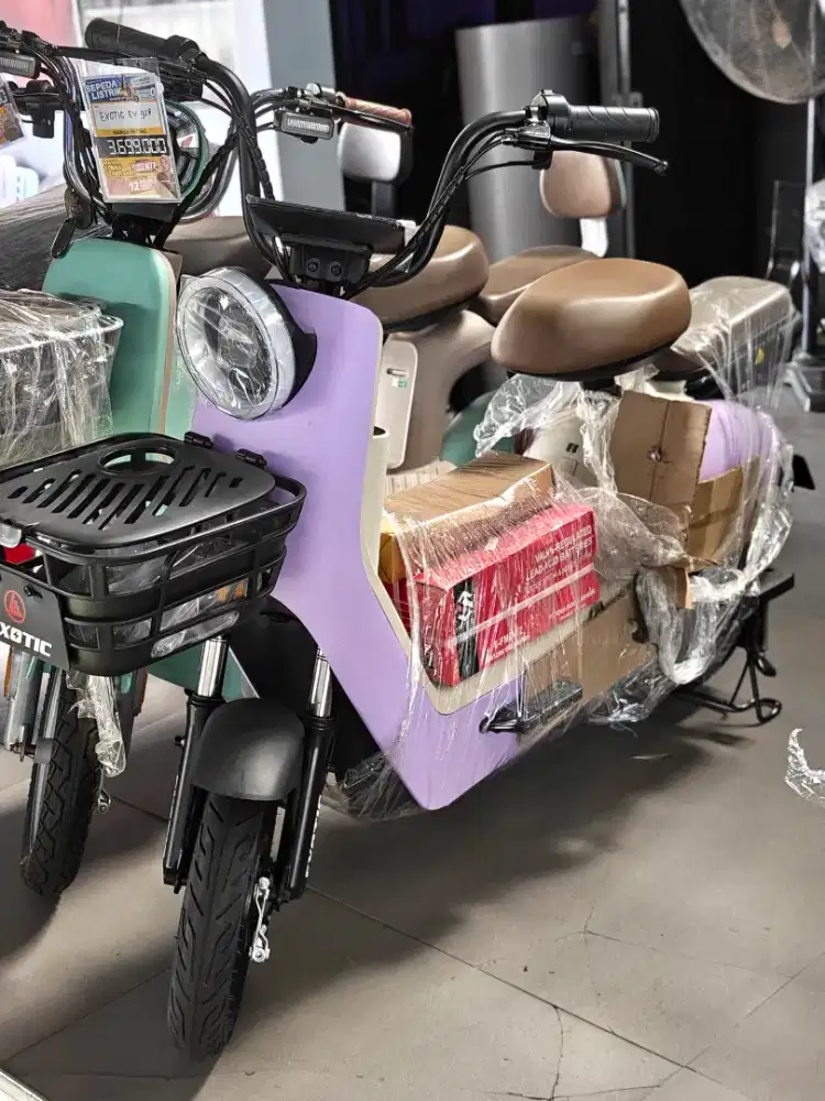 EXOTIC EV928 CUCI GUDANG SEPEDA LISTRIK LUCU !!