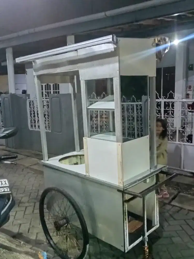 DI JUAL MURAH GEROBAK BAKSO BEKAS - SIAP PAKAI