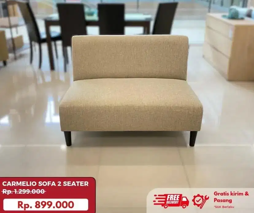 Carmelio sofa 2 seater