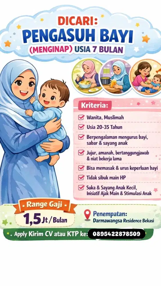 Dicari Pengasuh Bayi