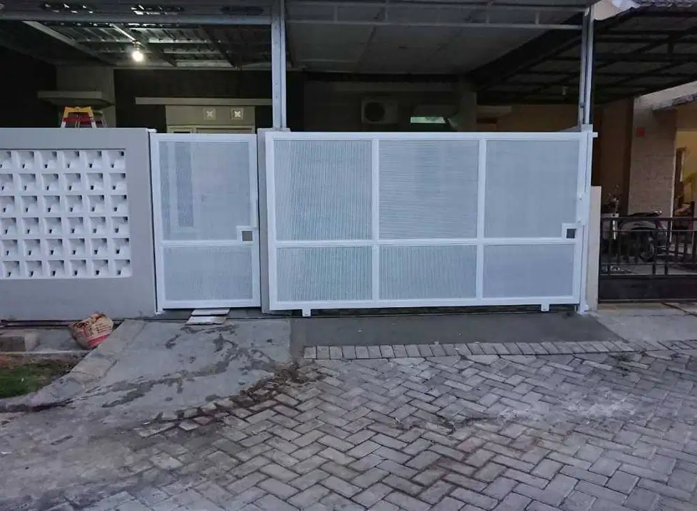 Spesialis pagar gerbang harmonika folding gate rolling door henderson