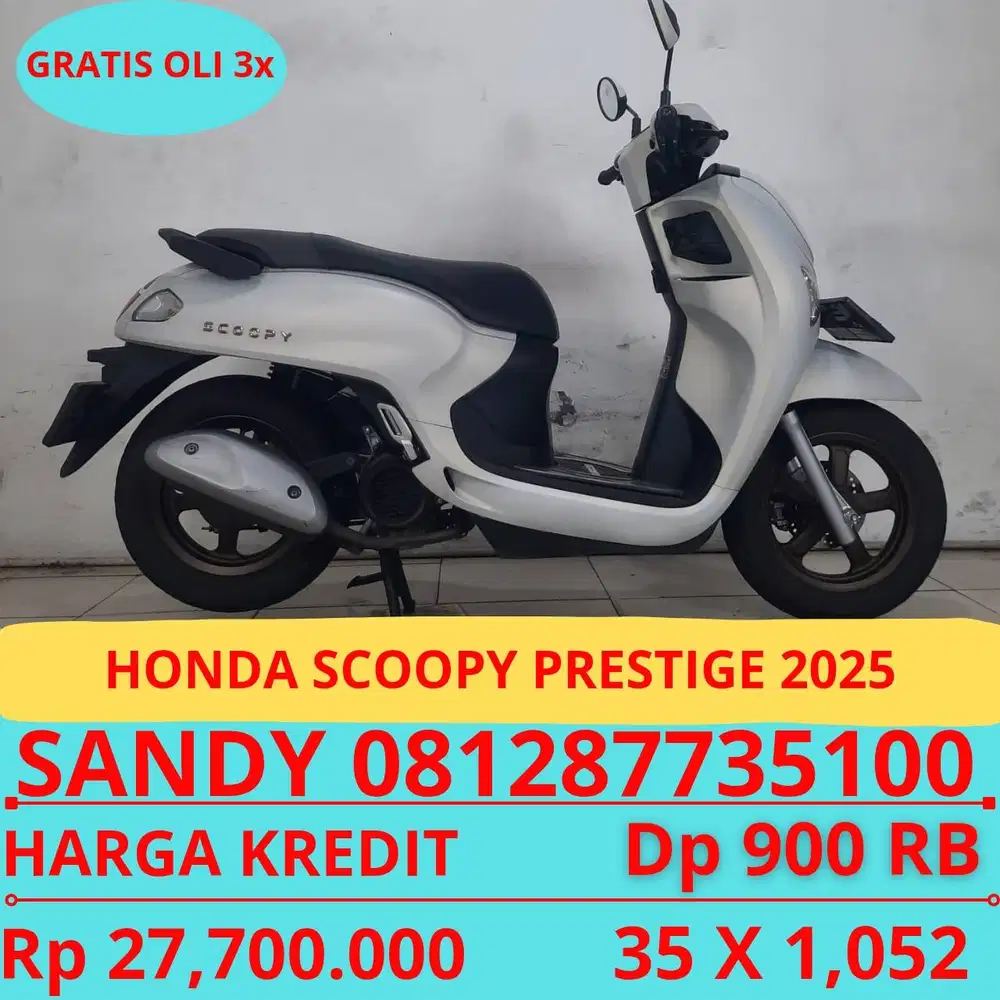 HONDA SCOOPY PRESTIGE 2025 DP MURAH 900 RIBU GUYSS