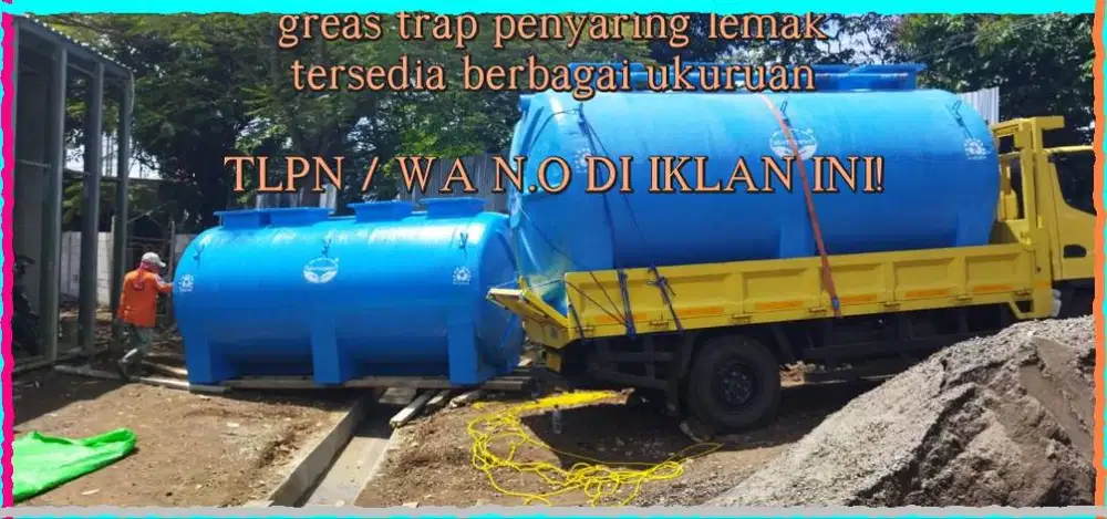 grasstree - gres trep - grease trep frp - penyaring minyak