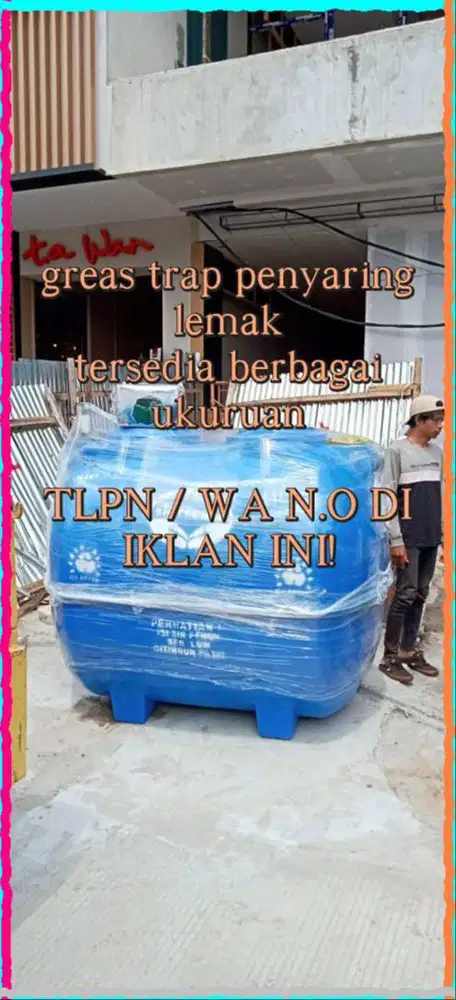 GRESTREP - grease trap -Penjebak Minyak