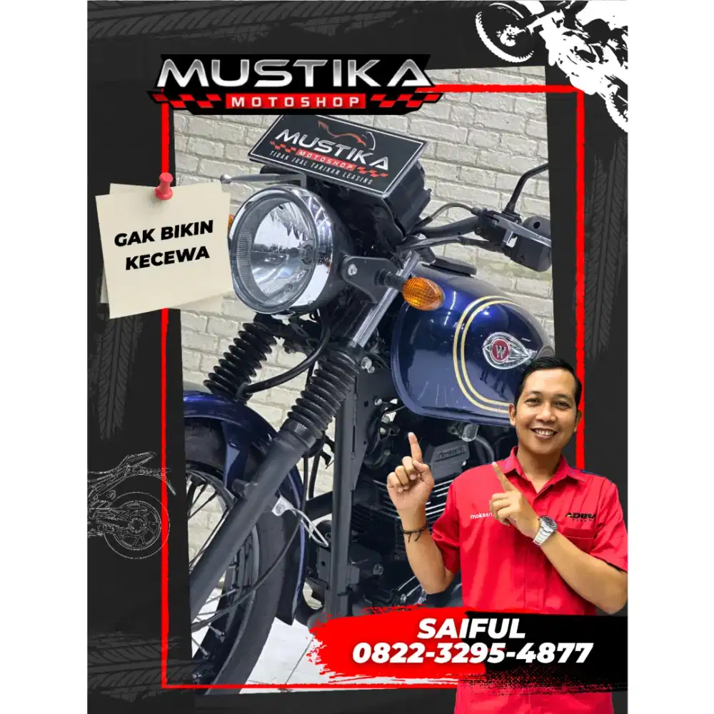 Perfect Condition!!Kawasaki W175 SE 2022 Warna Favorit Mulus-Mustika