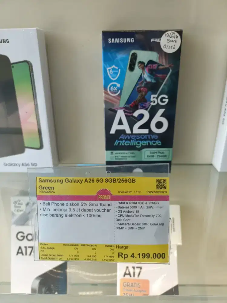 Kredit Kredivo Samsung Galaxy A26 5G Bunga 0 Tanpa Dp