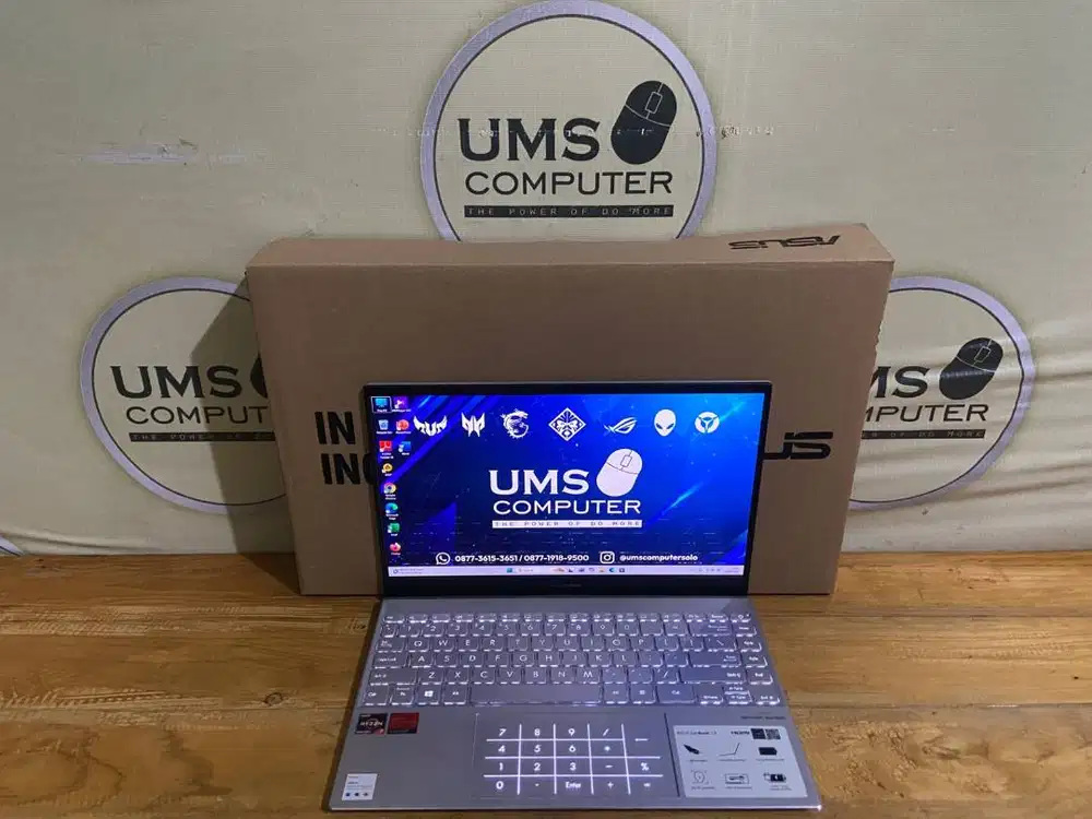 ASUS ZENBOOK UM325UA RYZEN 7-5700U RAM 16GB SSD 1TB 13.3 INCH OLED