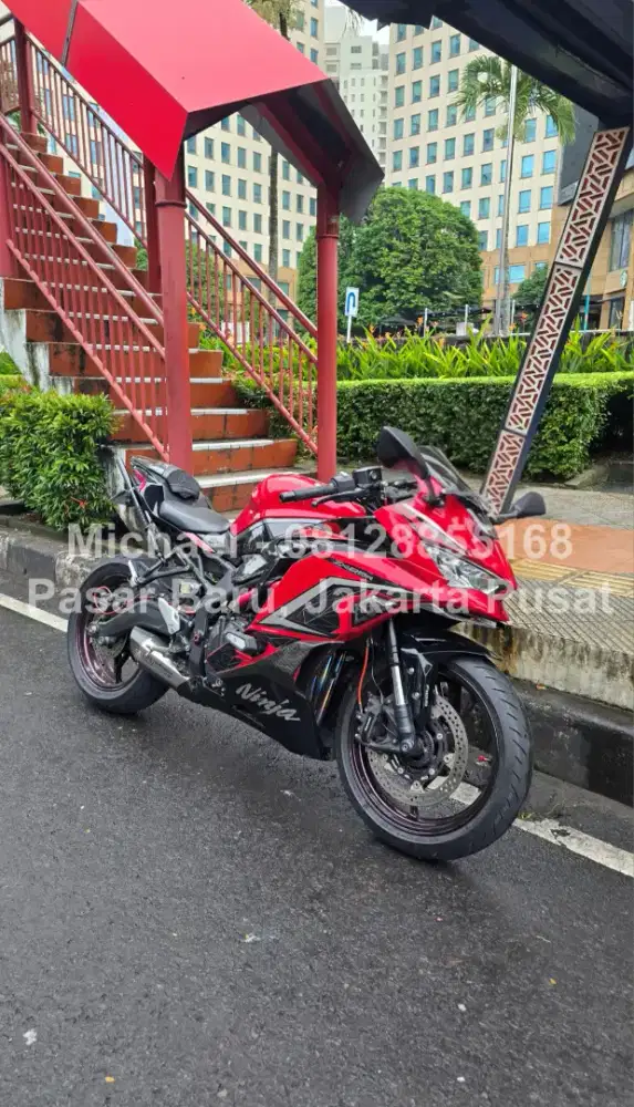 Kawasaki Ninja ZX25R 2023 Full Modif Candy Red