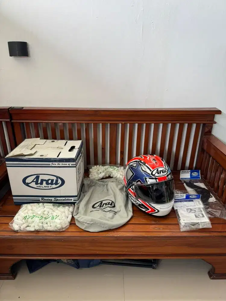 Arai Rx7x Laguna Seca kumplit