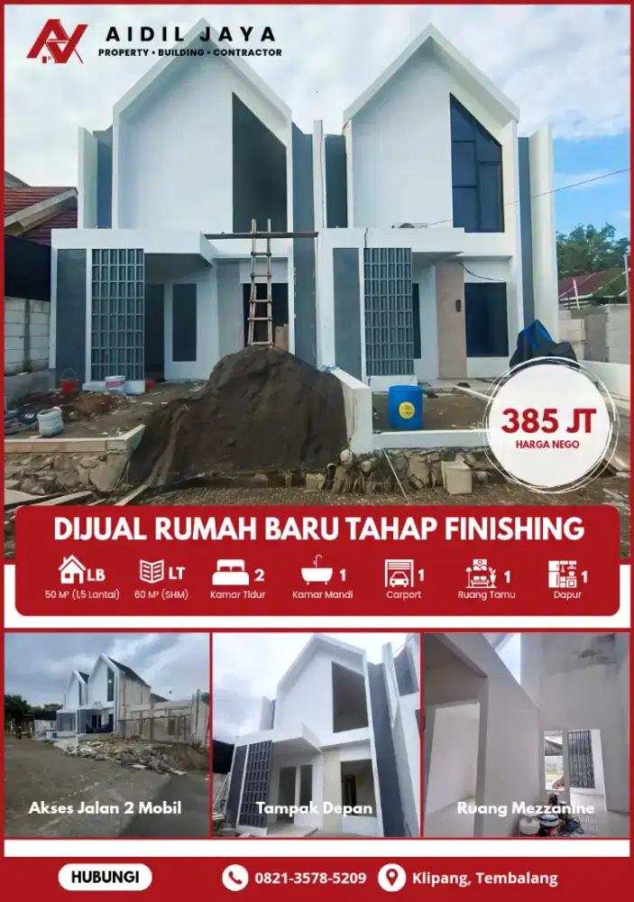 Rumah Cantik Murah Dekat Jl. Raya Klipang Tembalang