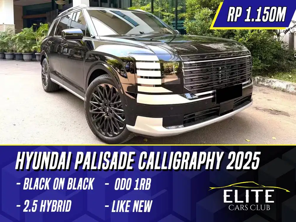 Hyundai Palisade Calligraphy 2.5 Hybrid 2025 Black Hitam Caligrapy HEV