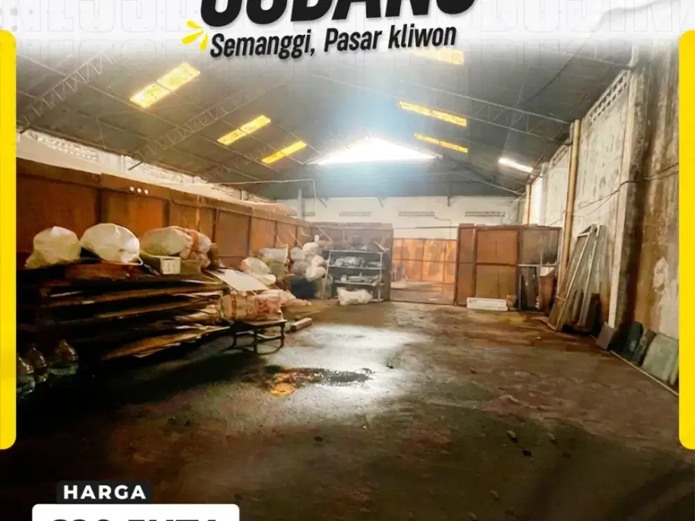 Di Jual Gudang Di Semanggi, Pasar Kliwon