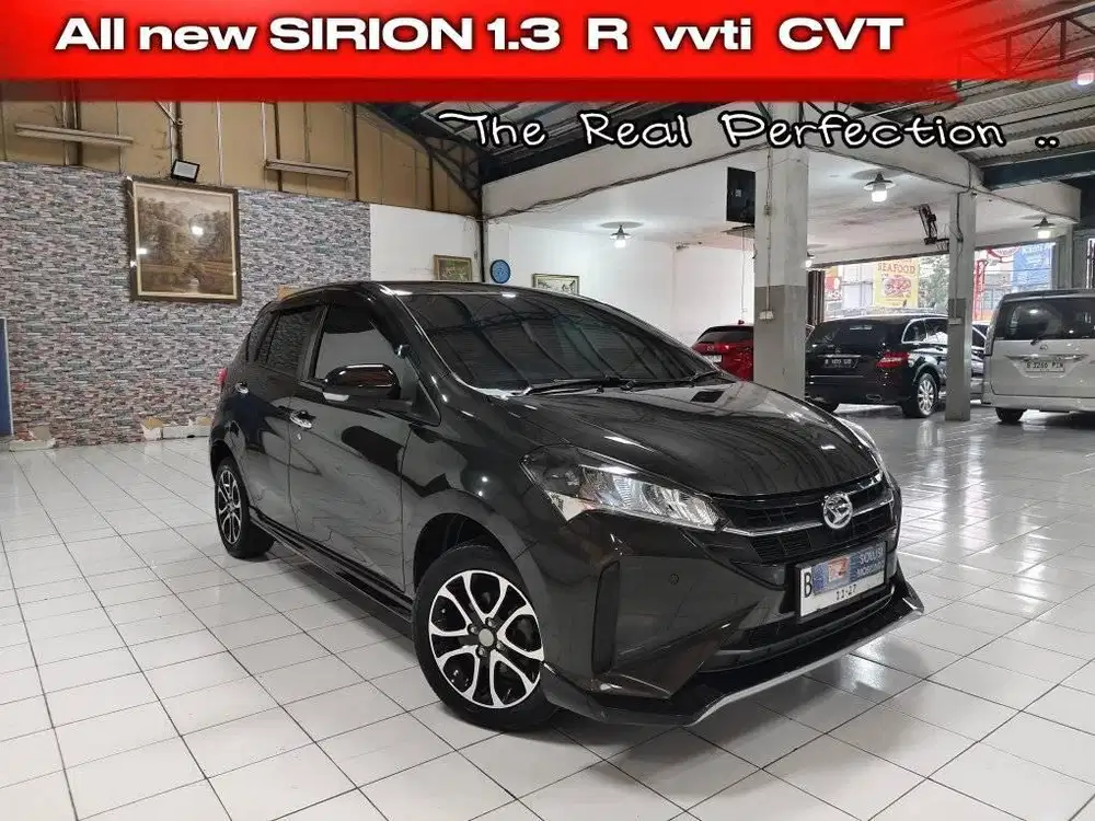 (LOW KM) Daihatsu SIRION R CVT 1.3 Bensin AT 2022 Dark Grey