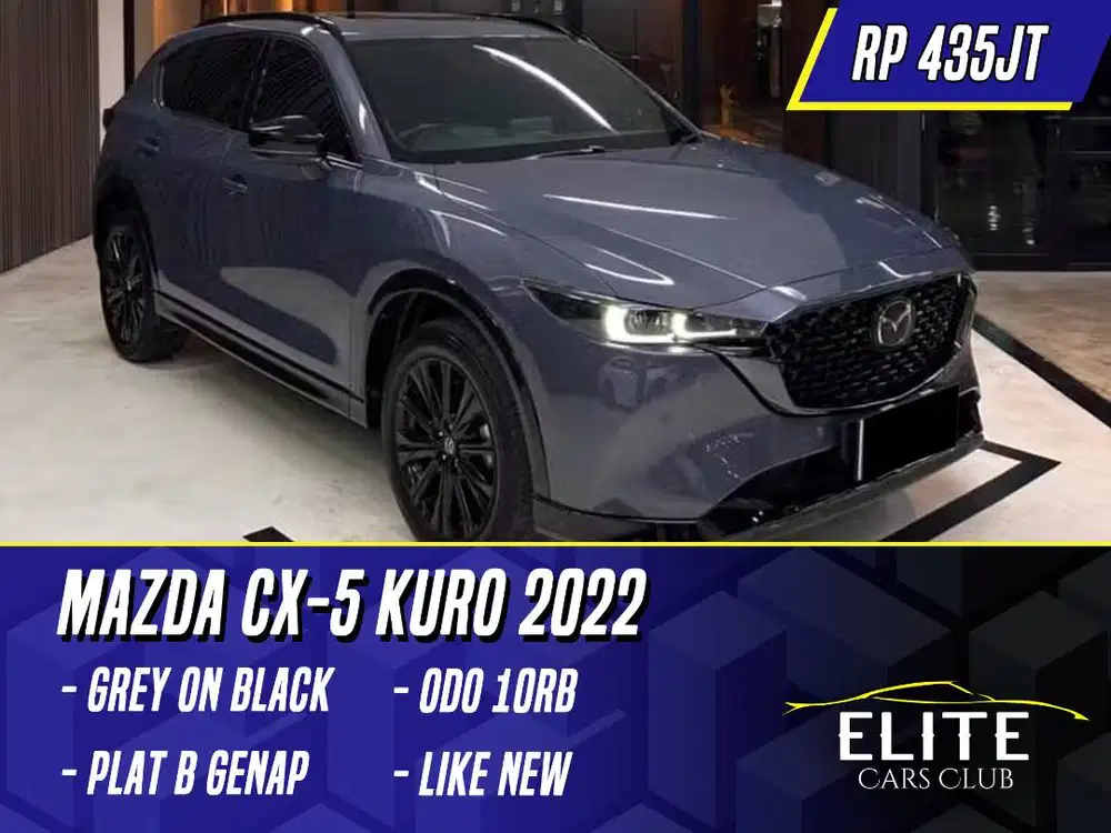 Mazda CX-5 Kuro 2022 Dark Grey on Black Abu-abu abu CX5 CX 5