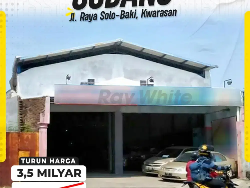 Di Jual Gudang Di Jl. Raya Solo - Baki, Kwarasan