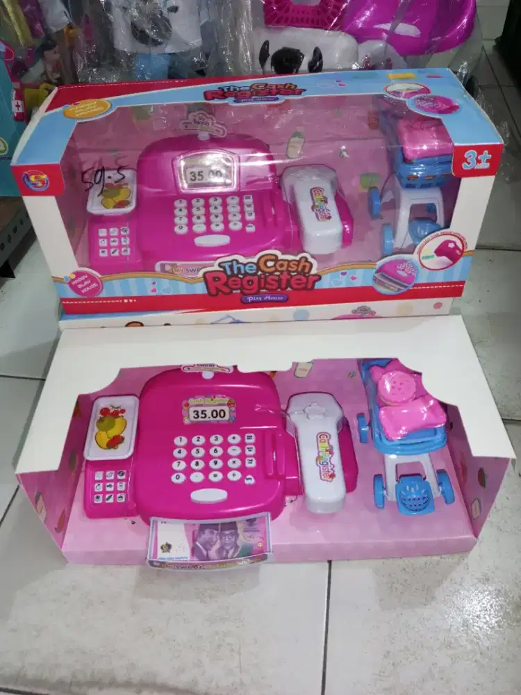 Mainan Anak Cash Register baterai