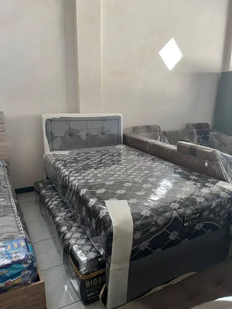 PROMO SPRINGBED SORONG UK 120 MERK BIGLAND GRATIS ANTAR