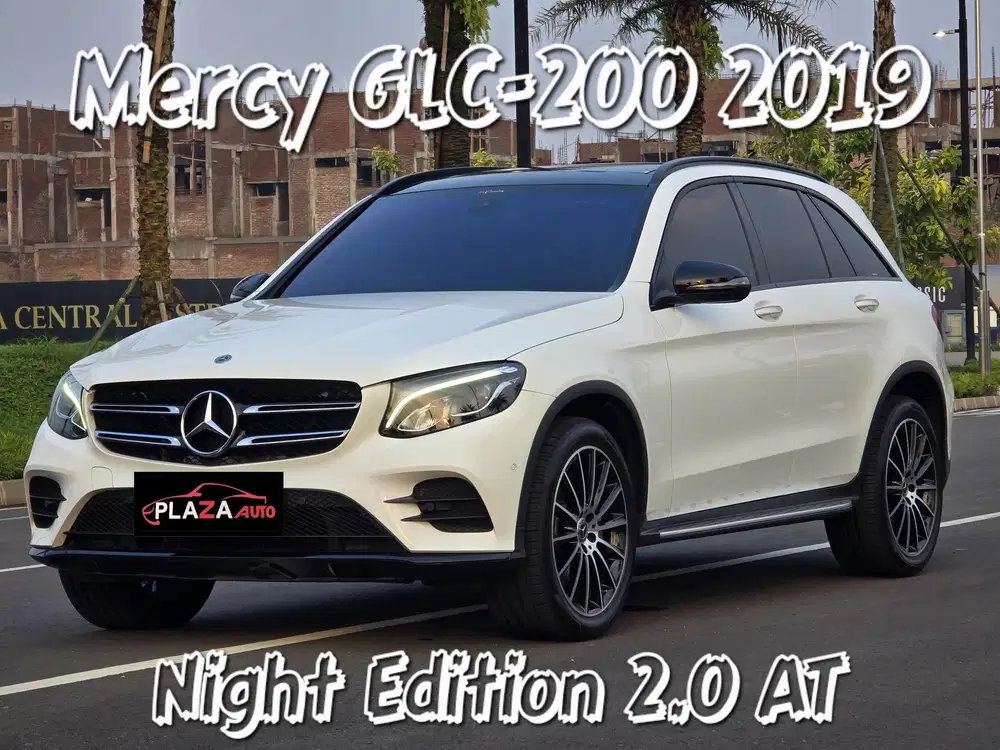 Mercedes Benz GLC-200 2019 Night Edition 2.0 AT Mobil siap pakai