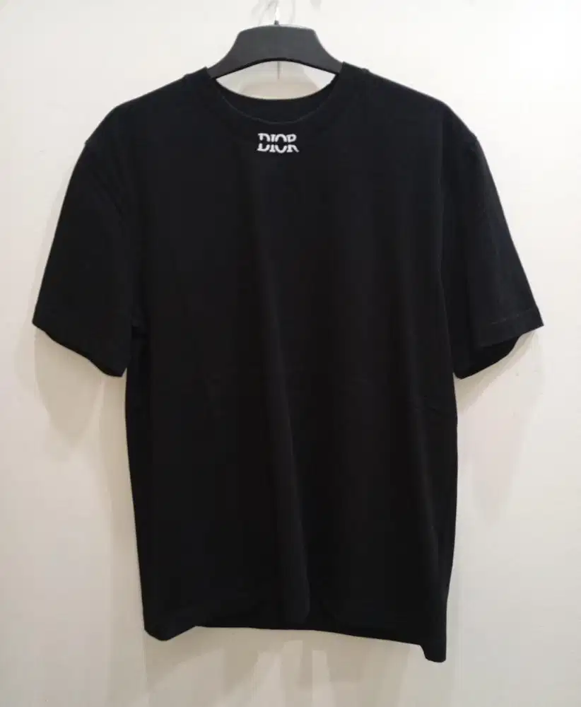 DIOR SMALL LOGO BLACK TSHIRT