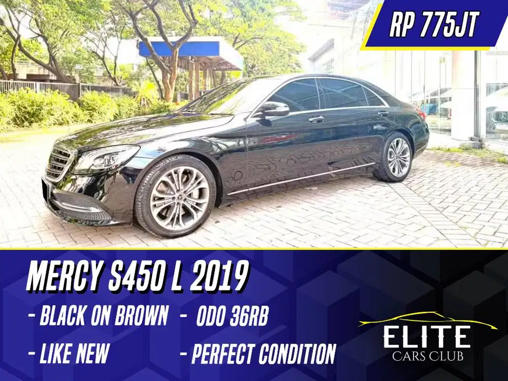 Mercedes Benz S450 L 2019 Black on Brown Hitam Mercy S450L S 450L 450