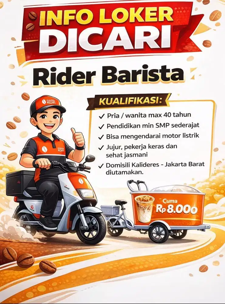 LOKER RIDER KOPI