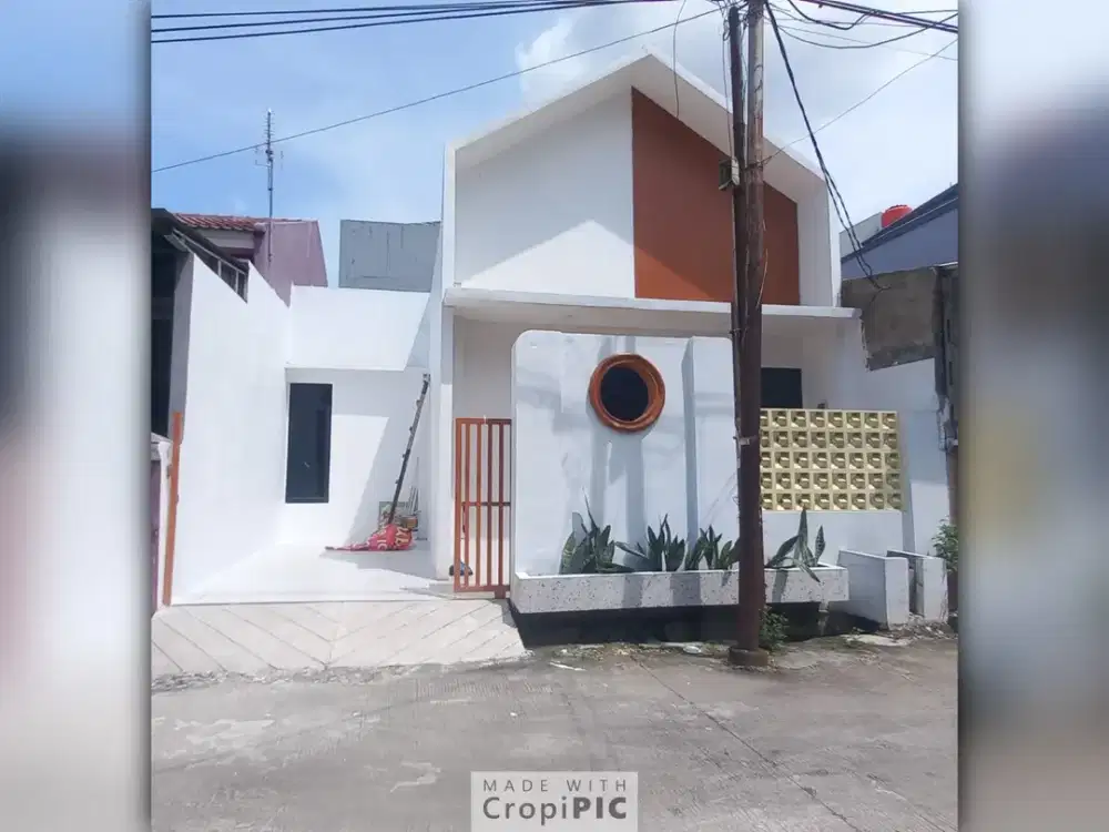 Dijual Rumah Baru Bertema Scandinavia di Perumahan Pesona Anggrek Bekasi Kota