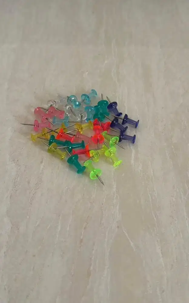 Spidol Warna Push Pin Tempel Papan