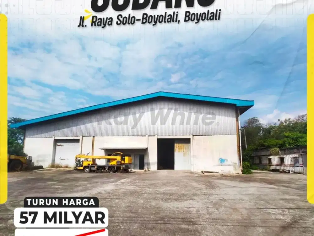 Di Jual Gudang Di Jl. Raya Solo - Boyolali, Boyolali