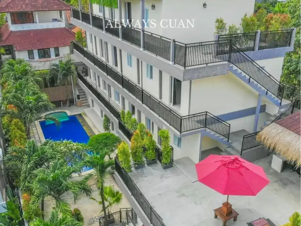 Hotel Butik di Jl Utama Padang Linjong Canggu Dijual