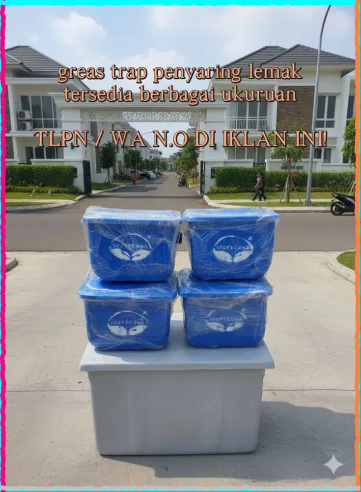 GRESTREP - grease trap -Penjebak Minyak