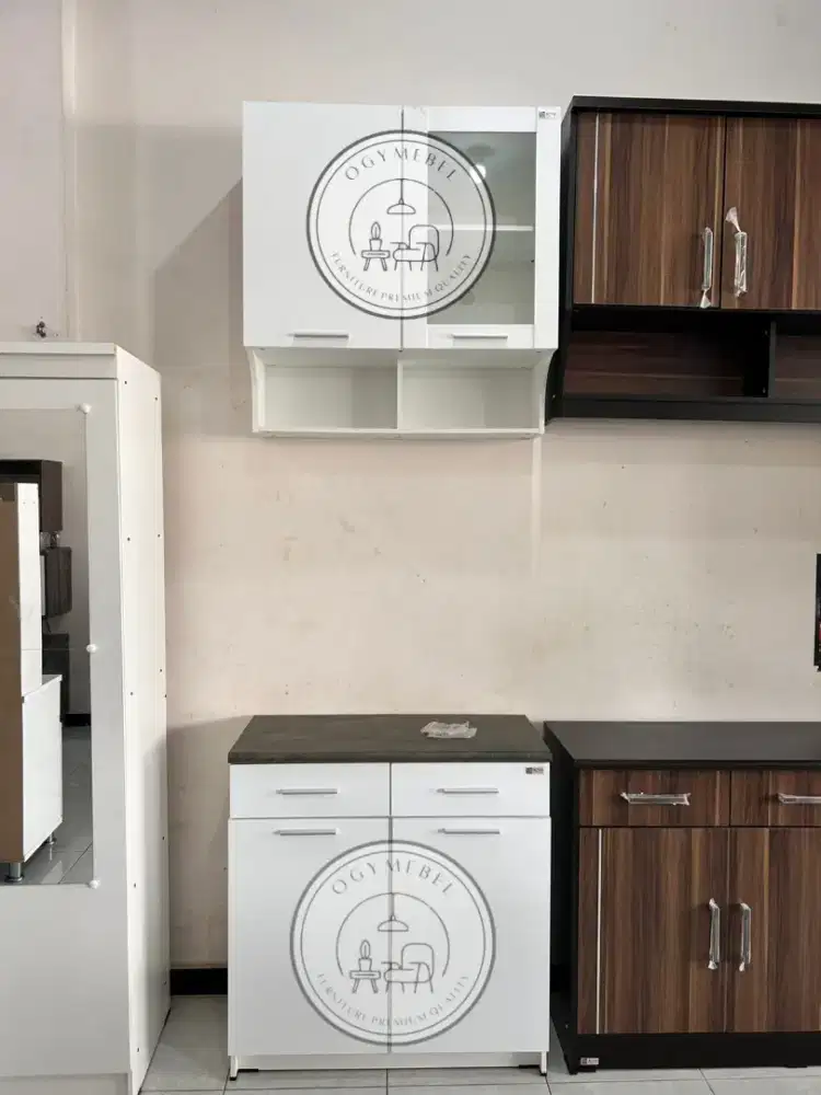PROMO SALE KITCHEN SET DAPUR ATAS BAWAH 2 PONTU GRATIS ANTAR