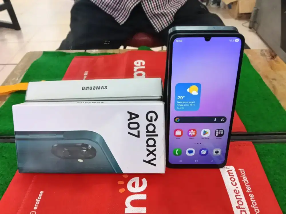 Samsung A07 Ram 8/256 gb mulus 1bln pke no minus lengkap