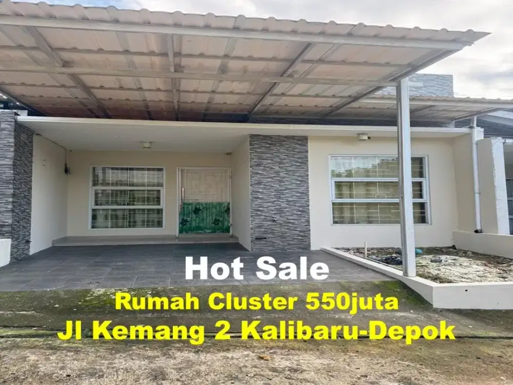 Rumah Hunian Keluarga Lokasi Strategis dekat SMAN Depok