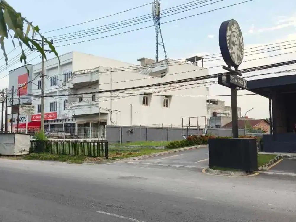 Disewakan Tanah Lokasi Usaha Paling Strategis (Di Sebalah Starbucks Tanjung Morawa)