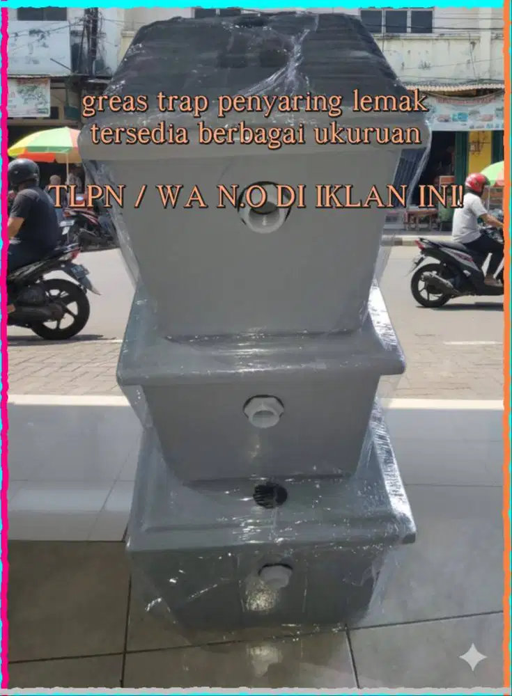 grasstree - gres trep - grease trep frp - penyaring minyak