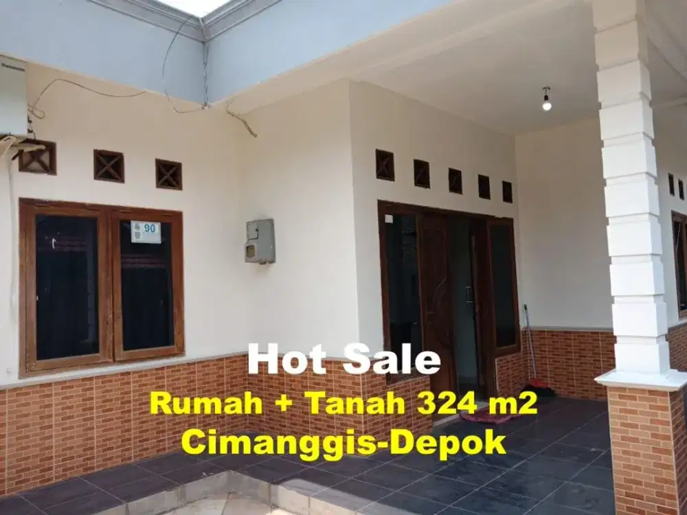 Rumah dan tanah 324 m2 non perumahan Dongkal Pekapuran