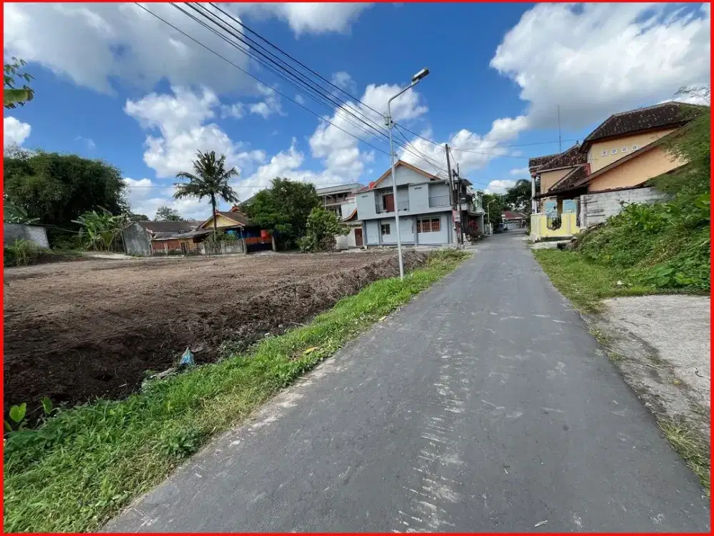 Dijual Tanah Yogyakarta Gentan Sleman Dekat Pasar Kolombo Untuk Rumah