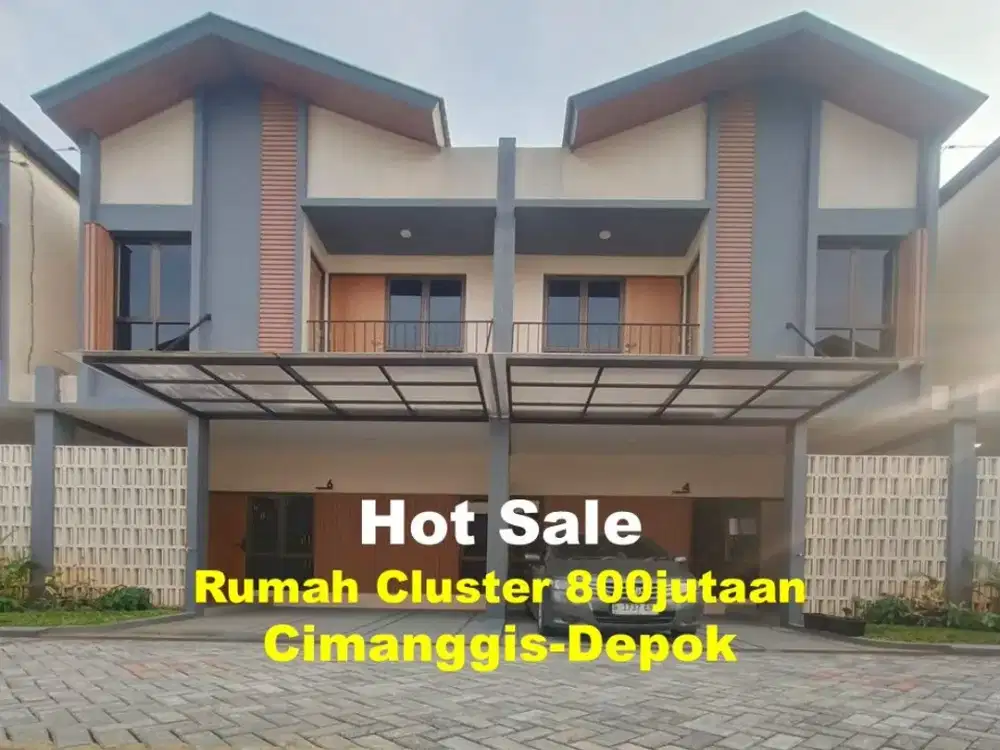 Rumah Modern 2 Lantai Ready Stock Cluster di Cimanggis Depok