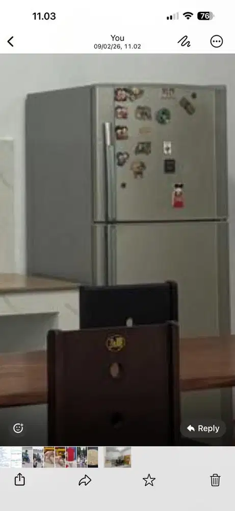 Kulkas 2 pintu merk sharp